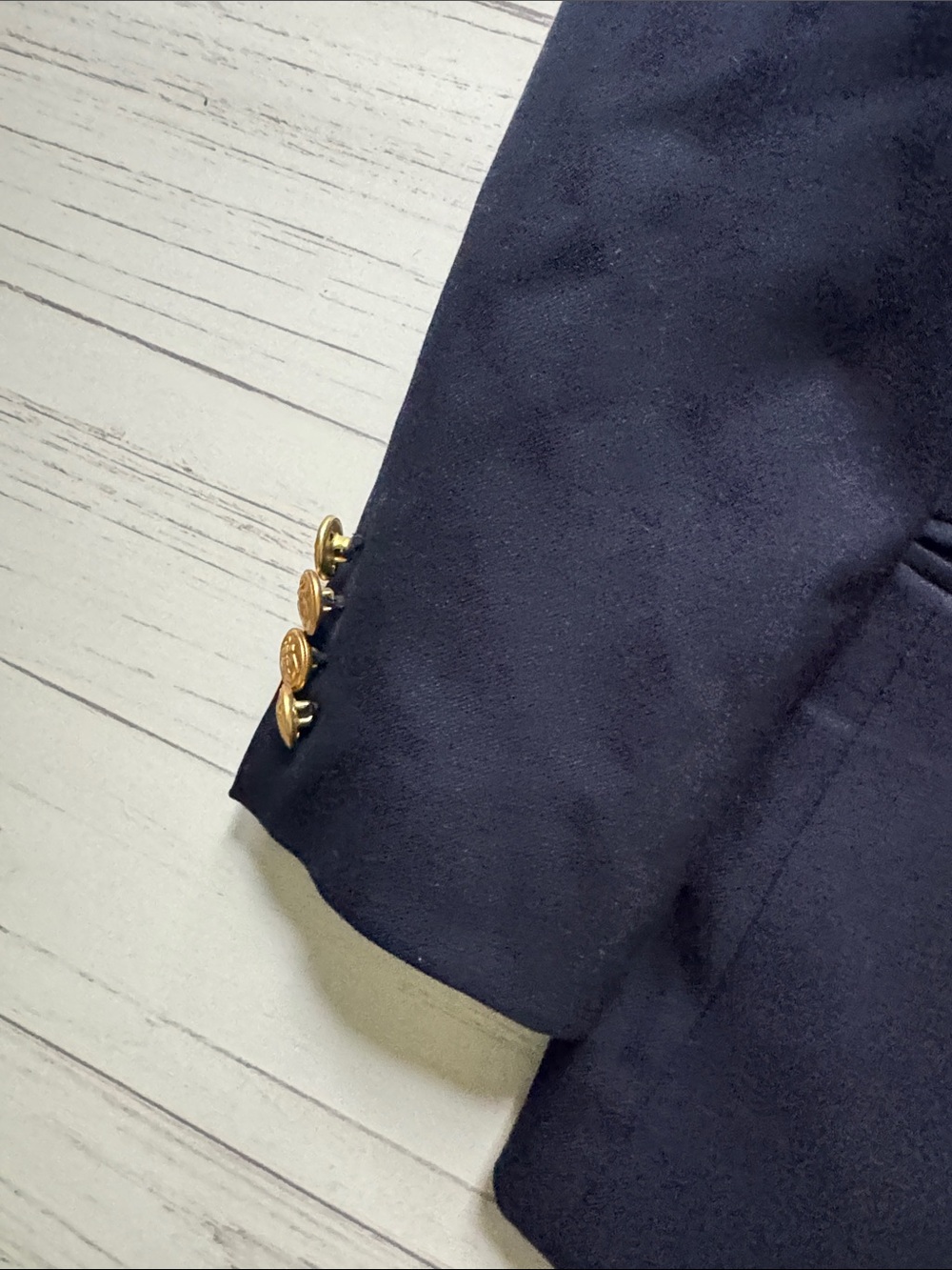 Jcrew boys Navy Blazer with Gold Buttons - Picture 4 of 7